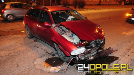 Zderzenie na rondzie w Opolu