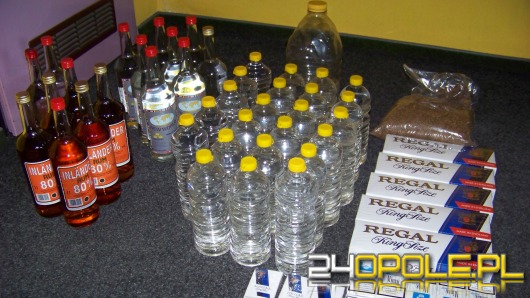 Celnicy nakryli handel nielegalnym alkoholem i tytoniem