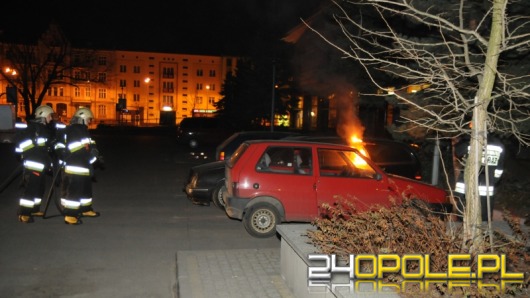 Podpalenie samochodu pod Opolaninem