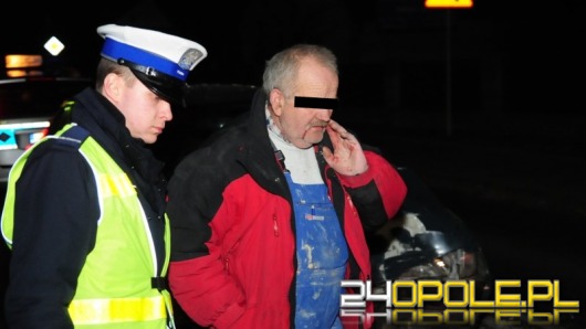 Złapał pijanego kierowcę, który w niego wjechał