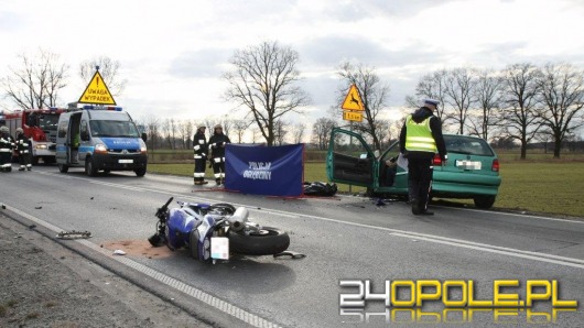 21-letni motocyklista zginął w wypadku