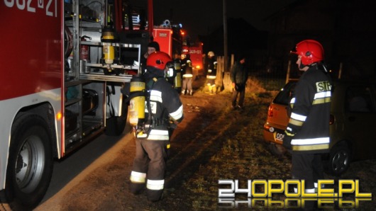 Pożar w kotłowni domu jednorodzinnego