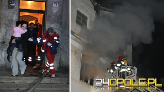 Pożar w kamienicy na ul. Kośnego