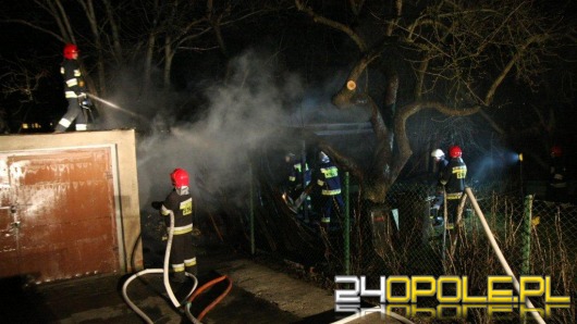 Paliła się wiata przy przedszkolu