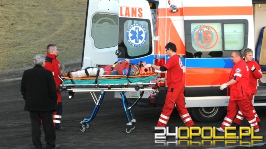 20-letni żużlowiec w wypadku złamał nogę 