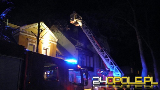 Paliła się sadza w kominie