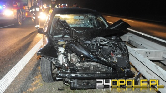 Kierowca po zderzeniu uciekł z A4