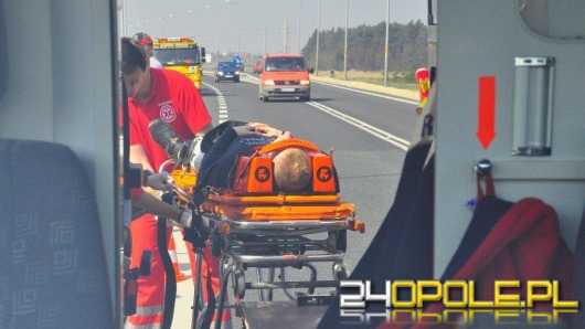 Zderzenie dwóch motocykli na obwodnicy Opola
