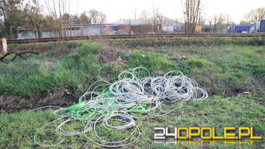 Trzej mężczyźni próbowali ukraść przewody