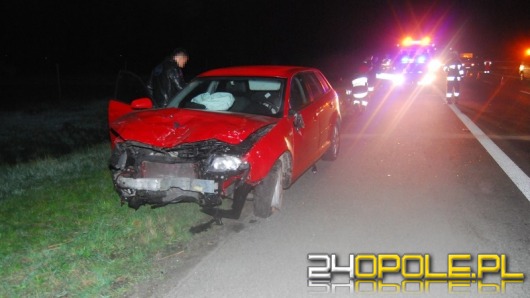 Trzy osoby poszkodowane w wypadku na A4
