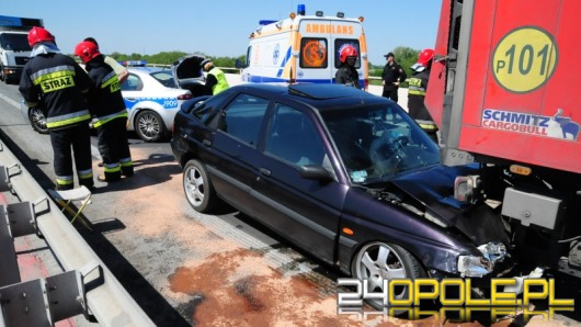 Wypadek na obwodnicy Opola