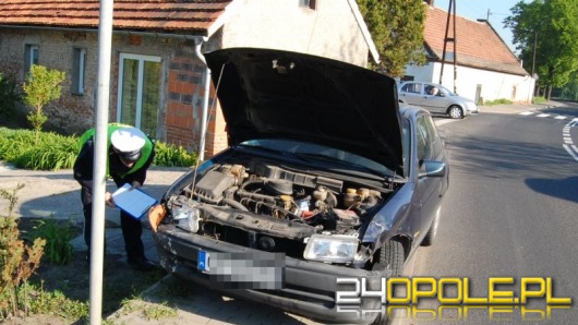 Pasażer dostawczego busa ranny po zderzeniu