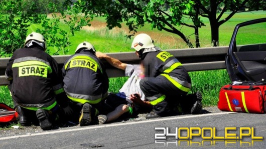 Trzy osoby ranne na trasie Opole-Kluczbork