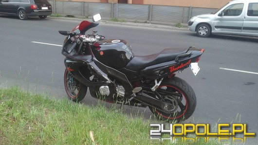 Kierowca citroena wjechał w motocykl