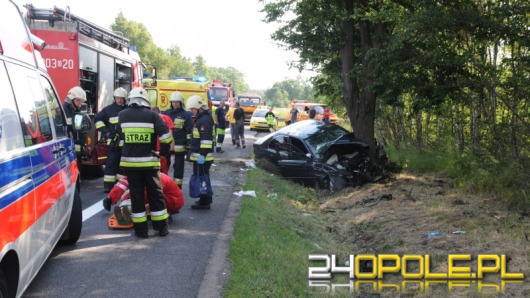 Dwie osoby ranne w wypadku w Prądach
