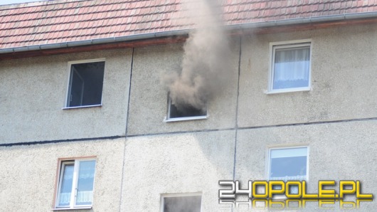 Na Metalchemie paliła się klatka schodowa