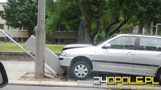 Zderzenie z parkomatem