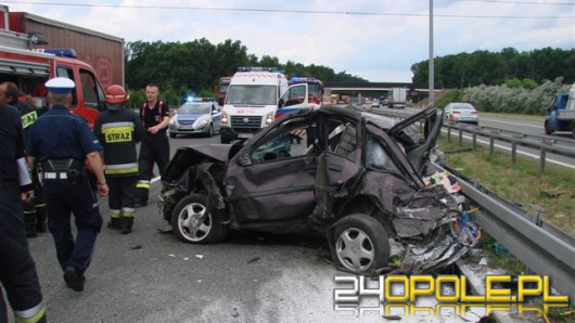 Wjechał pod ciężarówkę i nic mu się nie stało