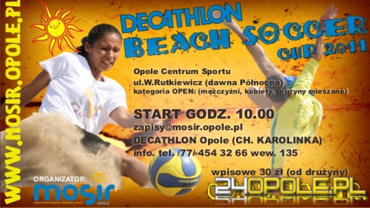 Zgłoś się do turnieju Decathlon Beach Soccer Cup