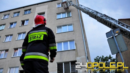 Kilkuletnie dzieci spacerowały po parapecie