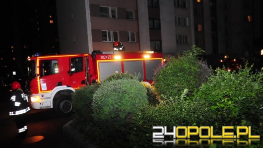 Pożar w mieszkaniu na Zaodrzu