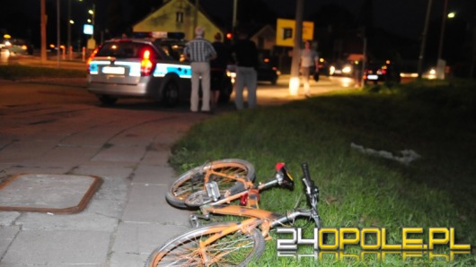 Potrącenie rowerzysty przy ulicy Częstochowskiej