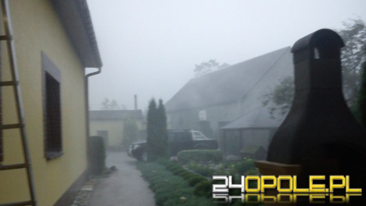 Nawałnica nad Opolszczyzną, grad wielkości piłek tenisowych
