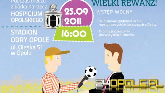 Charytatywny mecz dziennikarzy i polityków