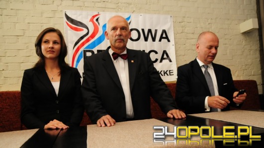 Korwin Mikke zaprezentował opolskich kandydatów Nowej Prawicy do Sejmu