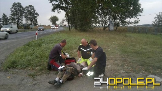 14-latek ranny w wypadku na motocyklu