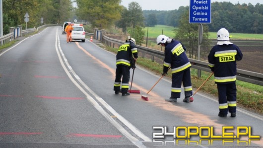 "45" w kierunku Kluczborka już przejezdna