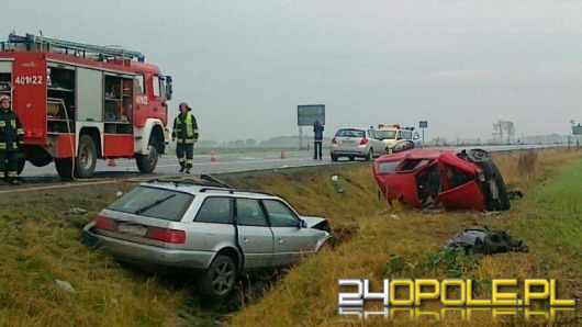 Dwie osoby zginęły w wypadku na obwodnicy Grodkowa