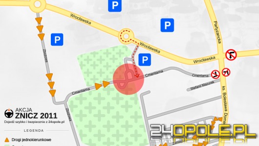 Jak dojechać na Cmentarz na Półwsi