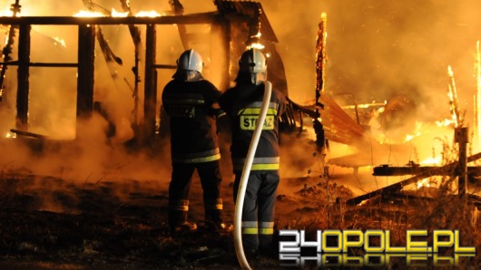 Spłonęły baraki w Żerkowicach