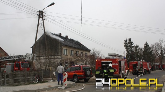 Pożar budynku mieszkalnego w Michałowie