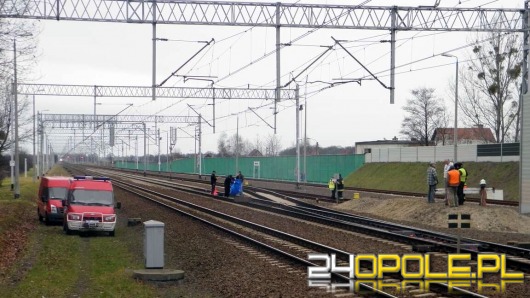 Śmiertelne potrącenie na torach w Lewinie Brzeskim