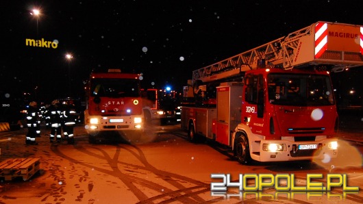 Pożar w opolskim hipermarkecie Makro