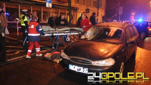 Potrącenie pieszego na ul. Sienkiewicza