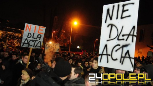 Nie dla ACTA w Opolu. Ponad tysiąc protestujących.