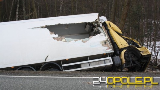 Kierowca ciężarówki zginął na trasie Kluczbork-Olesno