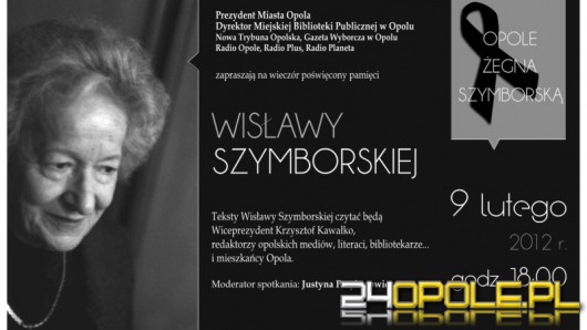 Opole pożegna Wisławę Szymborską