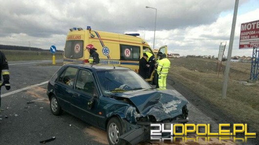 Wypadek na węźle autostradowym Dąbrówka