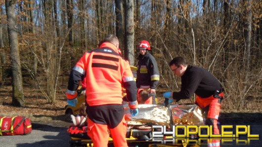 Matiz uderzył w drzewo, dwie osoby ranne