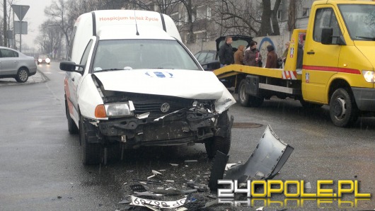 Wypadek na skrzyżowaniu ulic 1 Maja i Rejtana