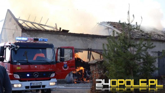 W Mikolinie spłonęła stodoła