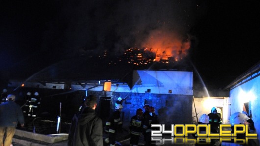 10 zastępów straży gasiło pożar w Raszowej