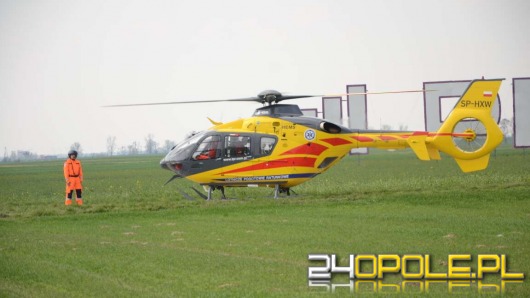 Zepsuła się karetka, wioząca chorego. Wezwano śmigłowiec