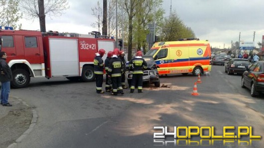 Nie zauważył nowej organizacji ruchu, spowodował wypadek