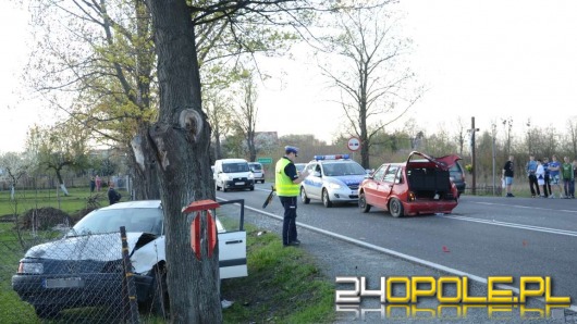 Nieostrożna kobieta doprowadziła do zderzenia
