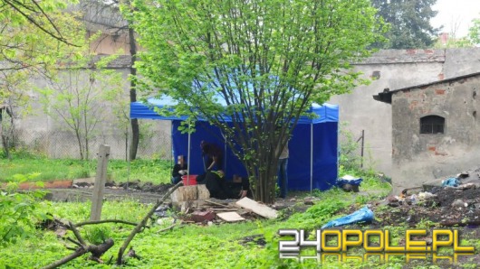 Ludzkie szczątki na działce przy domu